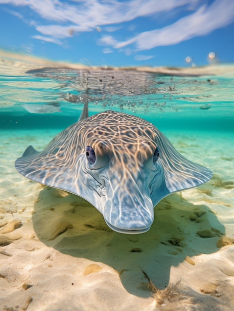 Photo illustration de poissons et d'animaux aquatiques