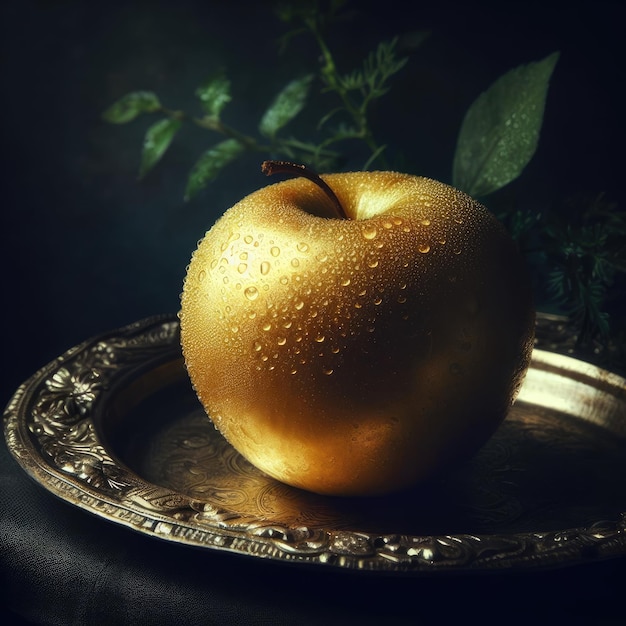 Illustration de pomme d'or