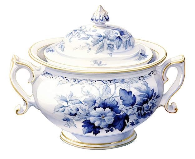 Illustration en porcelaine exquise