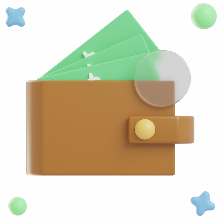 Photo illustration de portefeuille d'affaires 3d