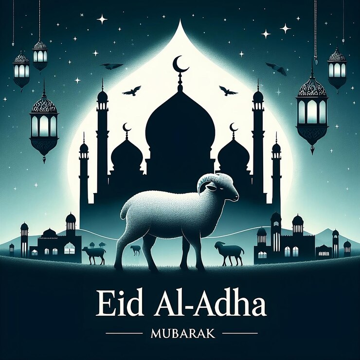 illustration pour la célébration islamique de l'Eid al-Adha