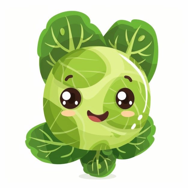 illustration pour enfants d'un petit légume mignon