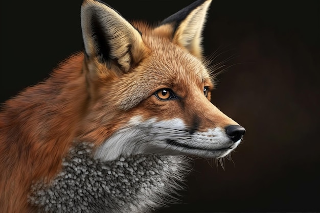 Illustration d'un renard roux Ai généré