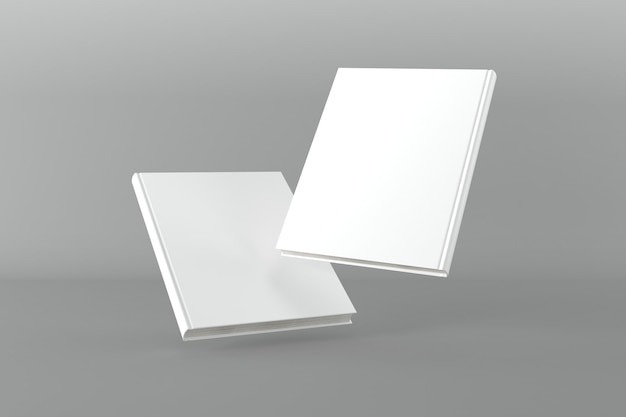 Illustration de rendu 3d de maquette de couverture de livre