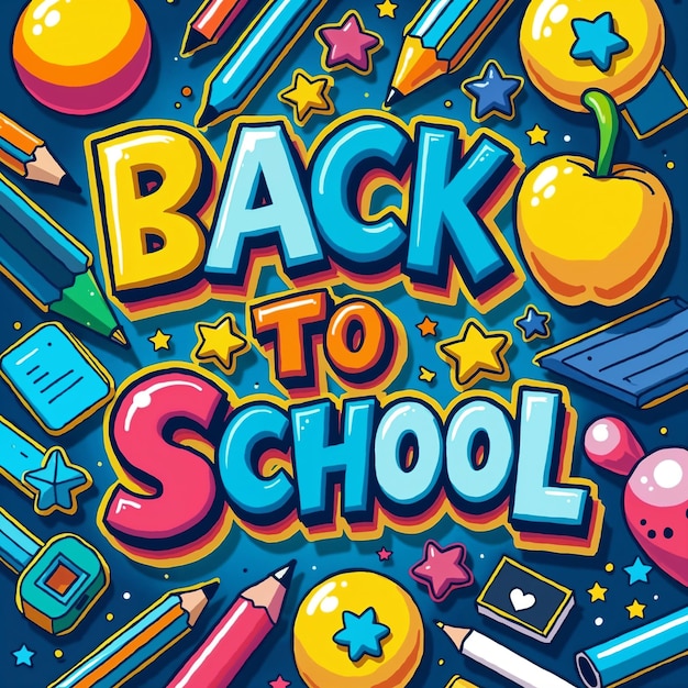 Illustration de retour à l'école