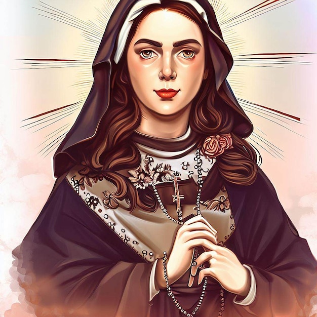 Photo illustration de sainte rose de lima