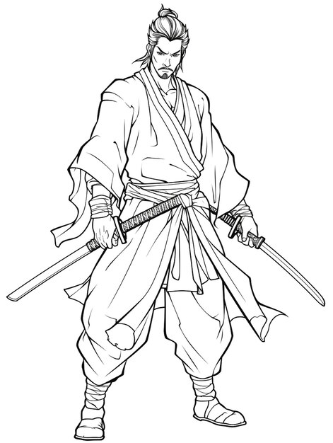 illustration de samouraï