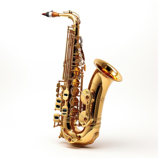 illustration saxophone parfait dans une vitrine attrayante