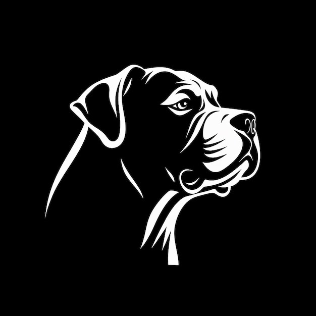 illustration silhouette d'un corso de canne