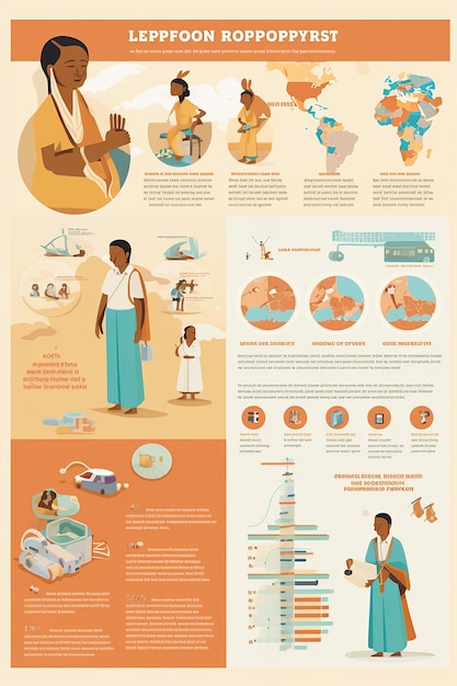 illustration de style infographique qui éduque sur le traitement et la prévention de la transmission