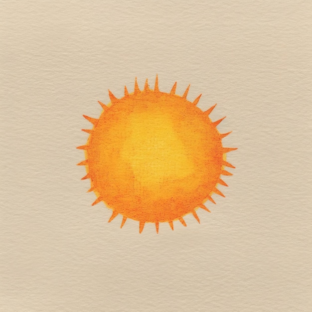 Photo une illustration symbolique du soleil