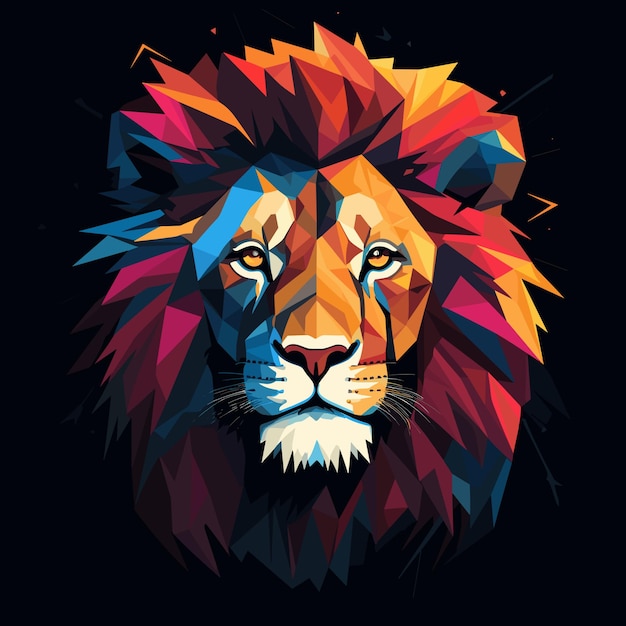 l'illustration de la tête du lion