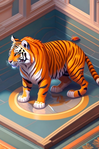 Illustration de tigre