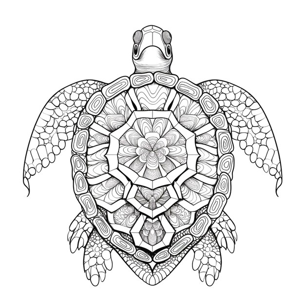 Photo illustration de la tortue