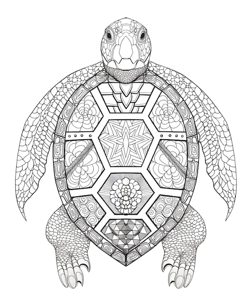 illustration de la tortue