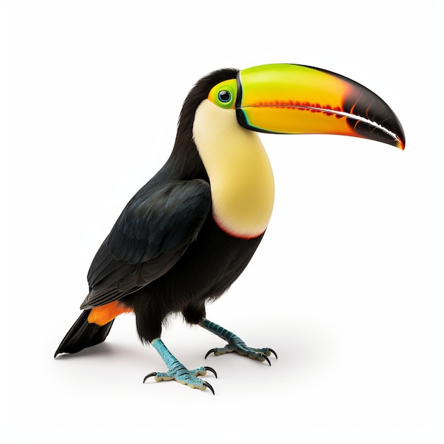 illustration de Toucan isolé sur fond blanc