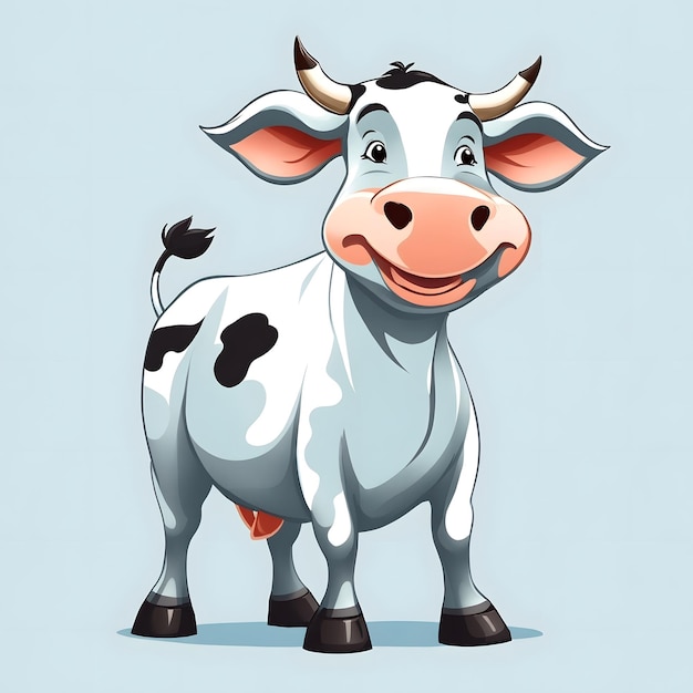 Illustration de vache AI Générative