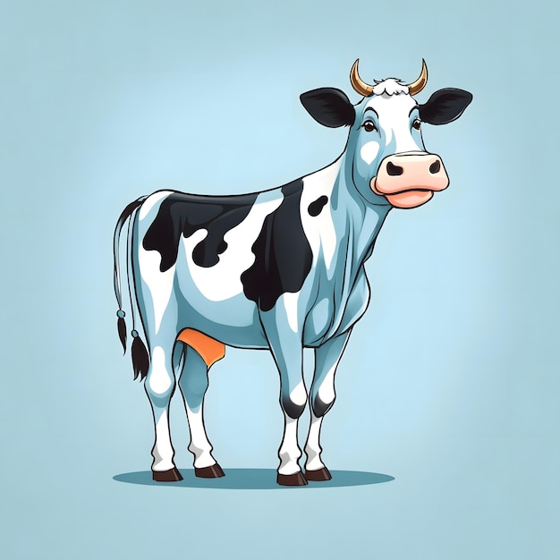 Illustration de vache AI Générative