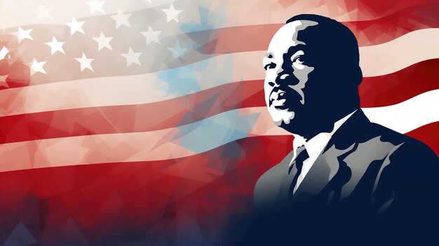 Photo illustration vectorielle du jour par l'œuvre d'art abstraite de mlk