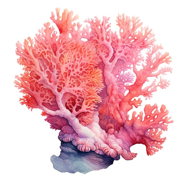 illustration vectorielle du récif corallien