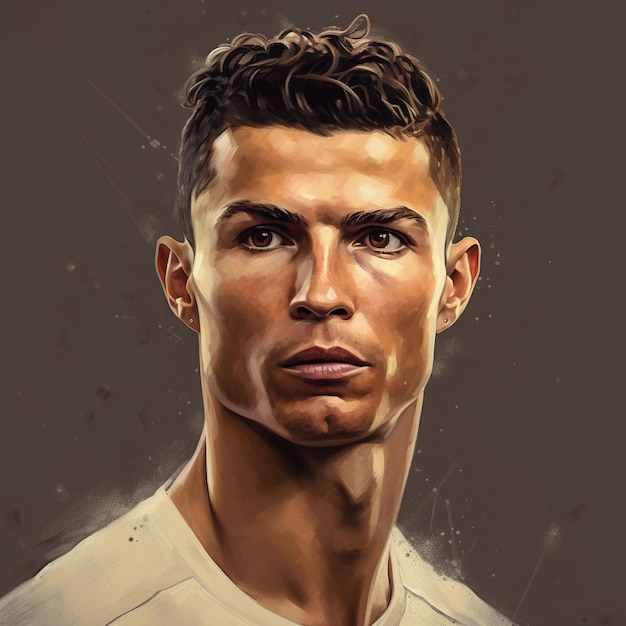 Photo illustration vectorielle dynamique de cristiano ronaldo