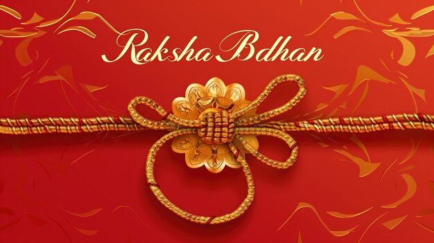 Photo illustration vectorielle de la félicitations de la fête de rakhi