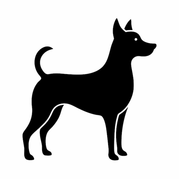 Illustration vectorielle de l'icône du chien