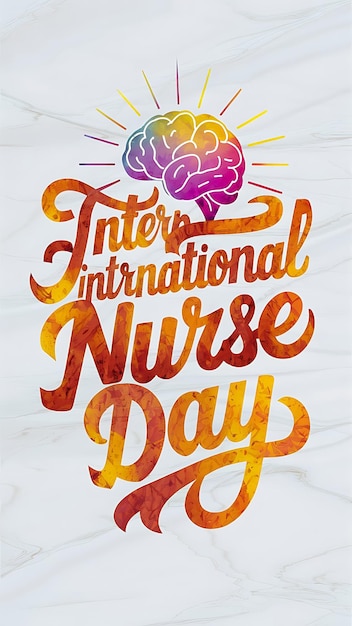 Illustration vectorielle de la journée internationale des infirmières