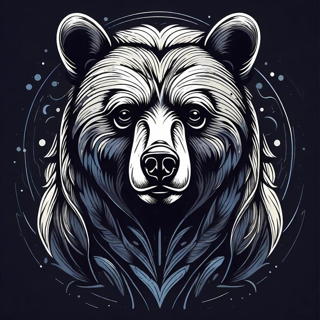 Photo illustration vectorielle de l'ours