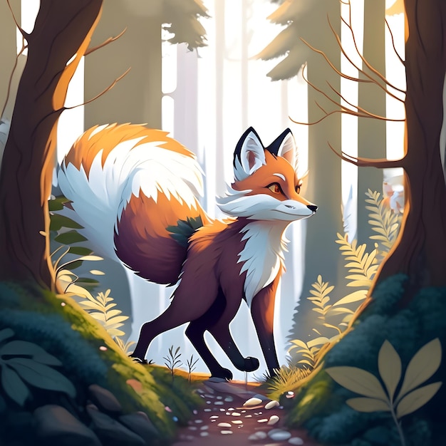 Illustration vectorielle de renard