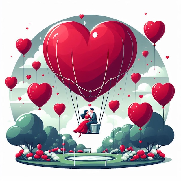 Illustration vectorielle de Saint Valentin