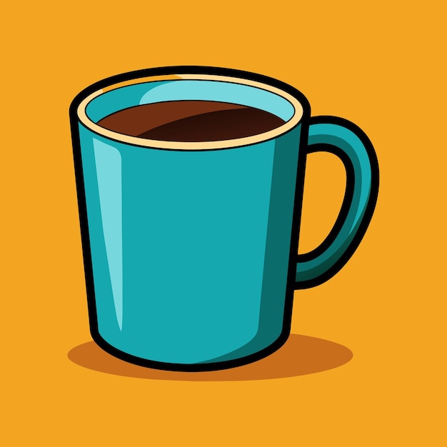 illustration vectorielle d'une tasse de café