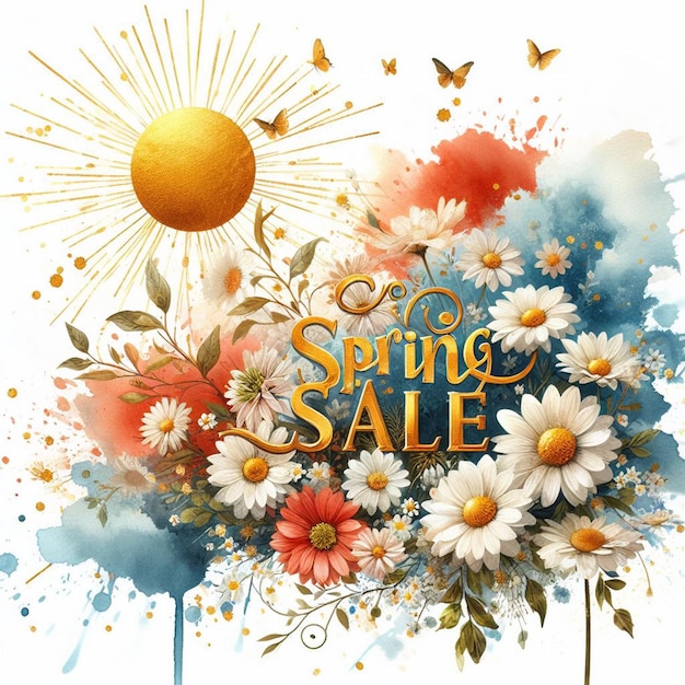 illustration de la vente de printemps