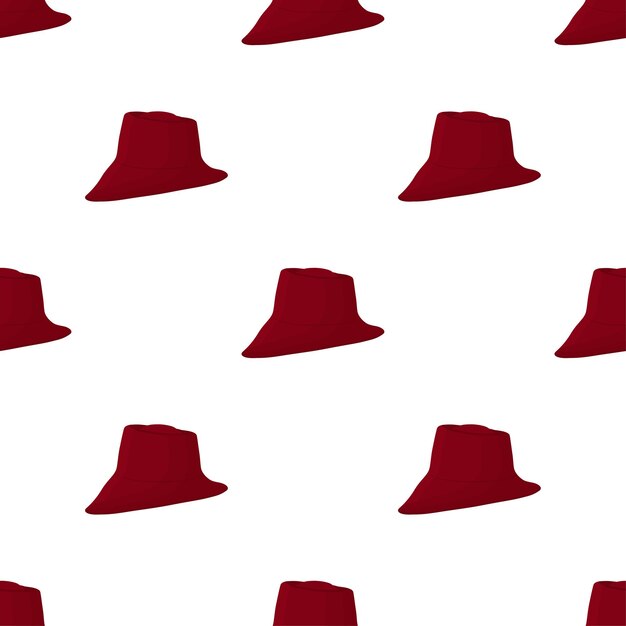 Illustration sur la visière des chapeaux à motifs colorés