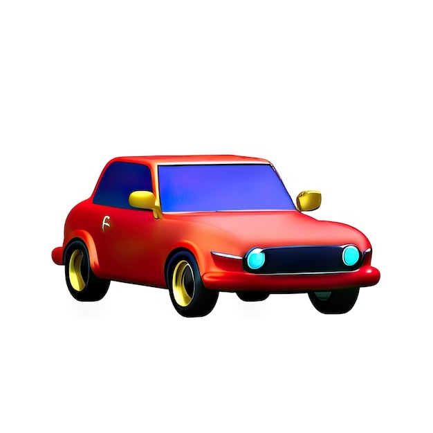 Photo illustration de voiture 3d