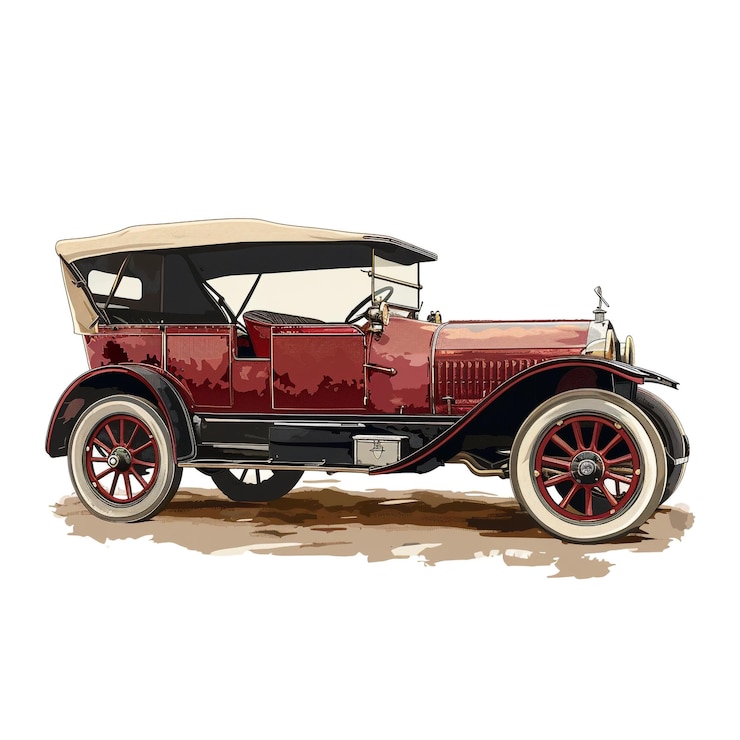 Photo illustration de voiture vintage de qualité supérieure