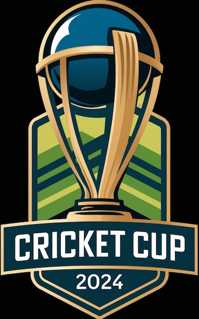 Illustrations du trophée d'or de la coupe du monde de cricket 2024