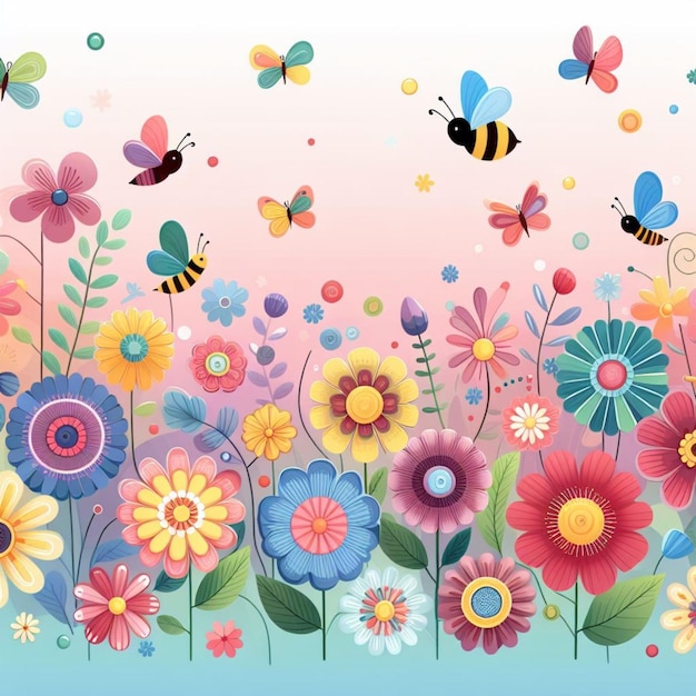 illustrations de fleurs