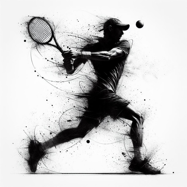 Photo des illustrations de tennis