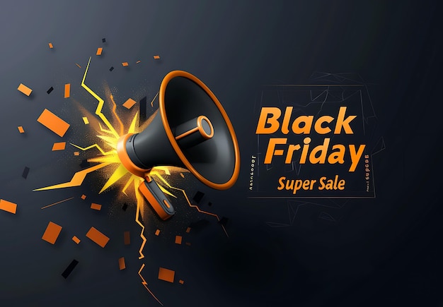Des illustrations vectorielles brillantes du Black Friday qui stimulent les ventes