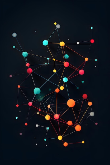 Image abstraite des connexions neuronales