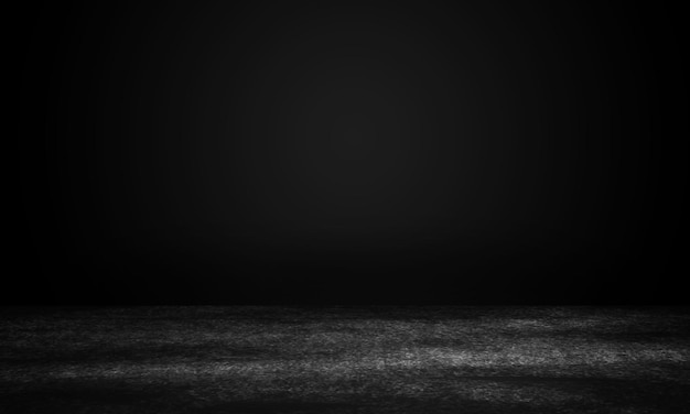 Image abstraite du plancher sur fond noir
