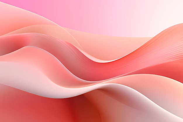 Image abstraite avec des formes incurvées et un mélange de teintes rose clair qui créent un fond fascinant