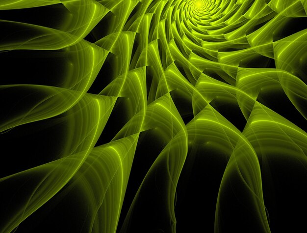 Image abstraite de texture fractale luxuriante imaginative