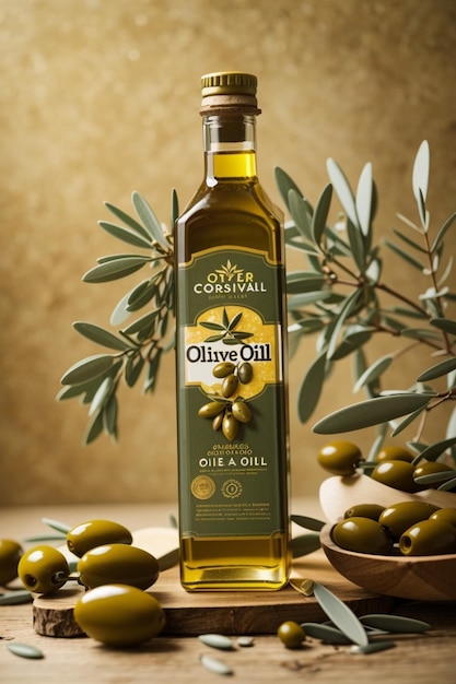 Image ai de l'huile d'olive