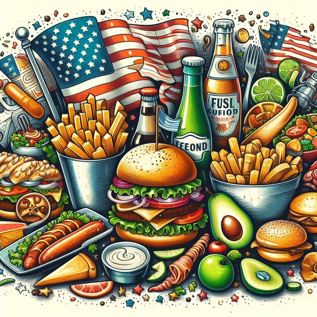 Image de l'alimentation aux États-Unis