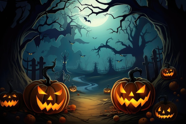 Image d'arrière-plan d'Halloween