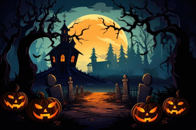Image d'arrière-plan d'Halloween