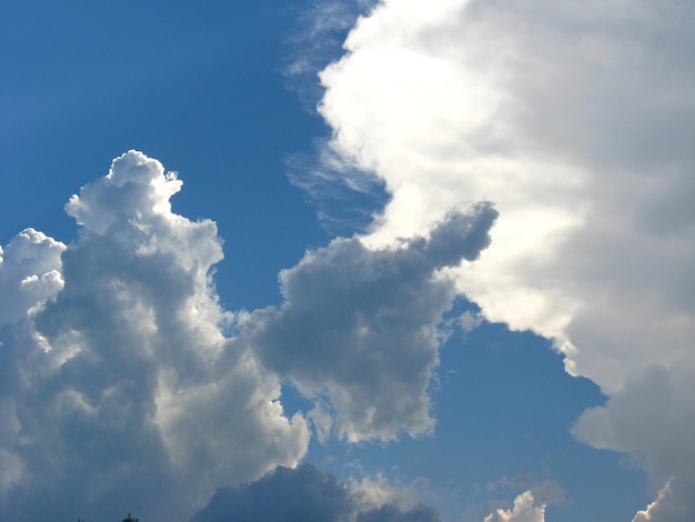 Une image d'arrière-plan simple avec un beau ciel bleu