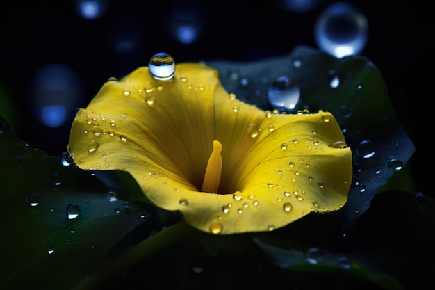 Image attrayante et fascinante de la fleur générée par l'IA